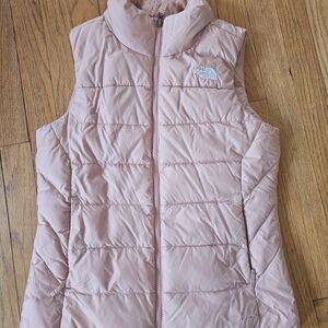 The North Face Kids Pink Puffer Vest